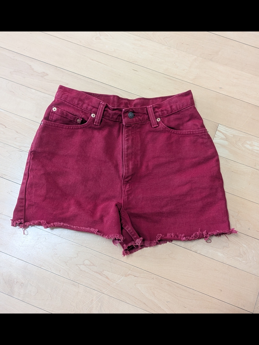 Levi's Vintage 512 Shorts From Tapered Leg Highrise Jeans
